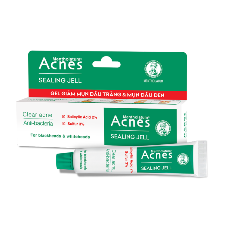 Acnes Sealing Jell – Gel Giảm Mụn Đầu Trắng & Mụn Đầu Đen – Acnes kem