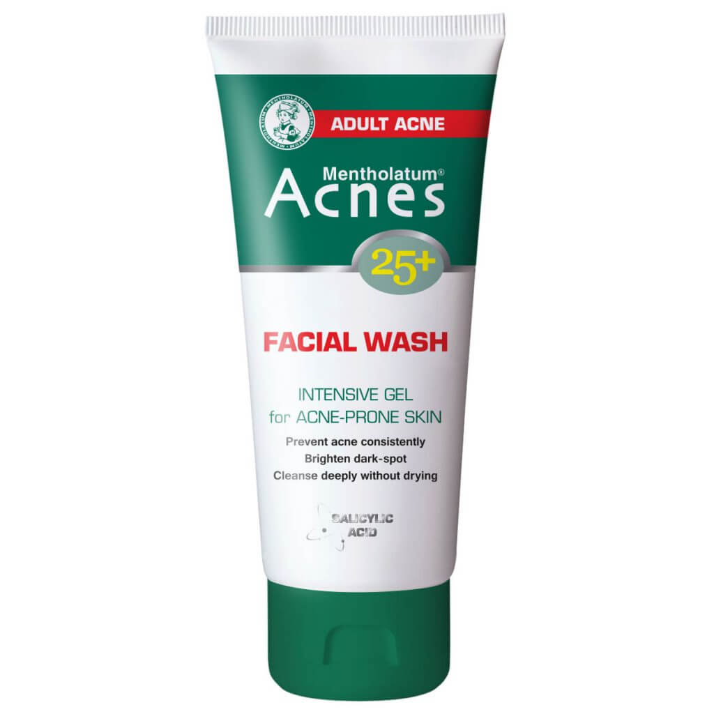 Gel rửa mặt trị mụn Acnes 25+ Facial Wash - Trị mụn tuổi trưởng thành hiệu quả