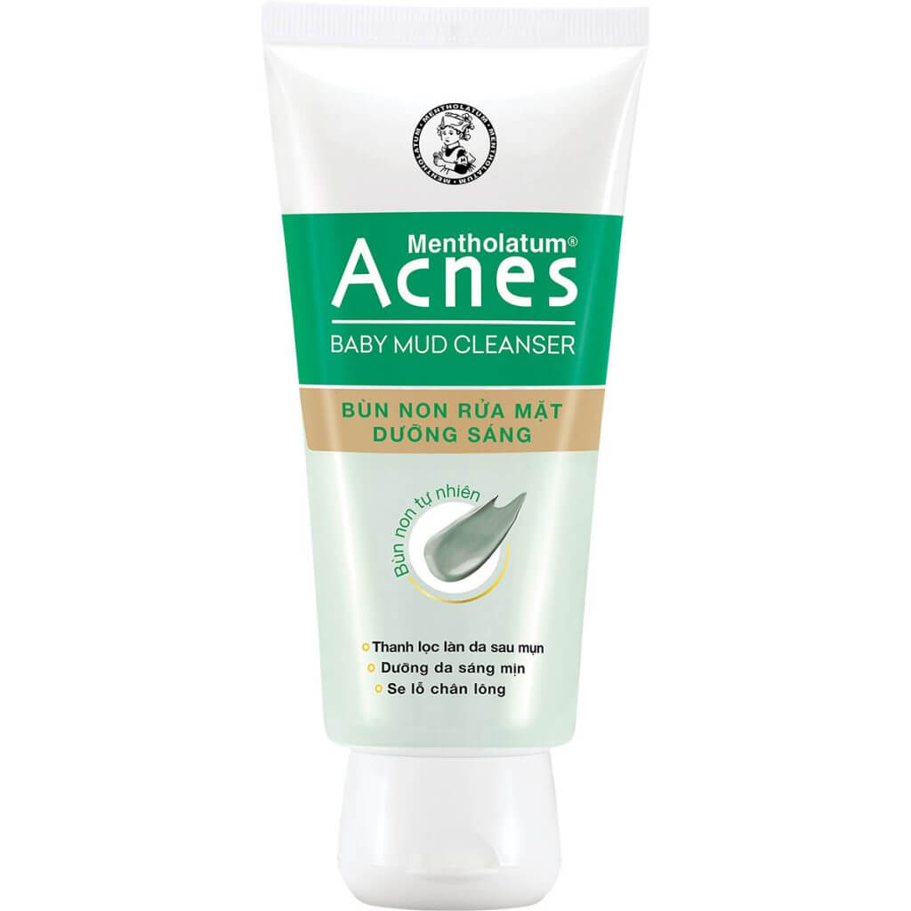 Acnes Baby Mud Cleanser - Bùn non rửa mặt dưỡng sáng da Giá 63.000đ