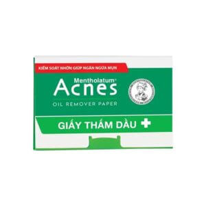 giấy thấm dầu acnes bảo vệ da khỏi bít lỗ chân lông