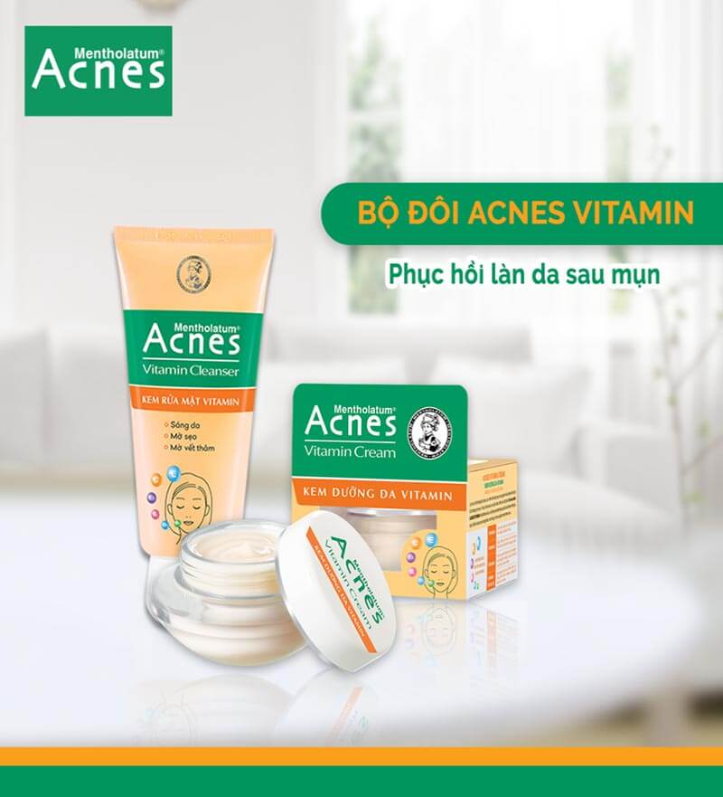 Acnes Vitamin phục hồi da đáp ứng mọi nhu cầu nuôi dưỡng vẻ đẹp tự nhiên rạng rỡ của bạn