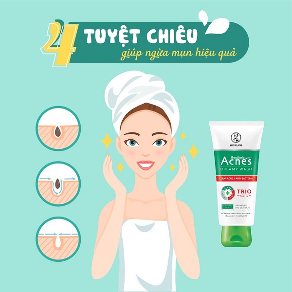 Acnes Creamy Wash - Giải pháp cho làn da mụn