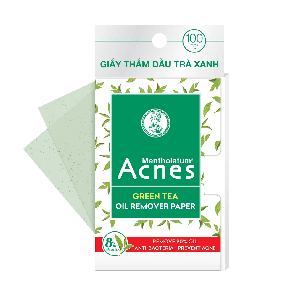 Acnes Oil Remover Paper Green Tea (100 Tờ)