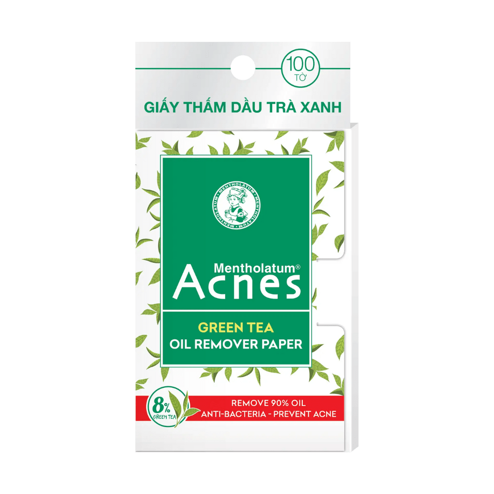 Acnes Oil Remover Paper Green Tea (100 Tờ) - Ảnh 2