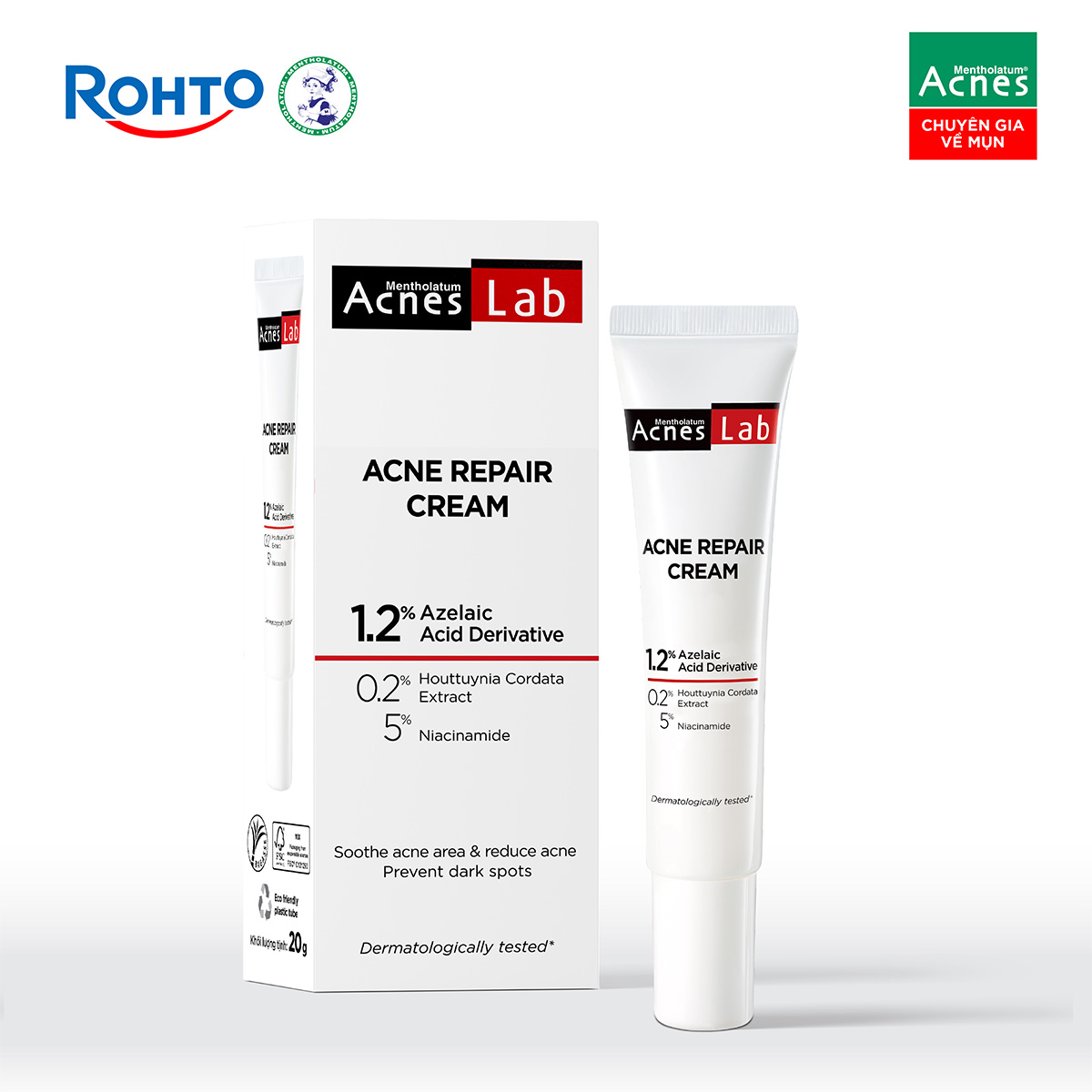 Mentholatum Acnes Lab Acne Repair Cream - Ảnh 2