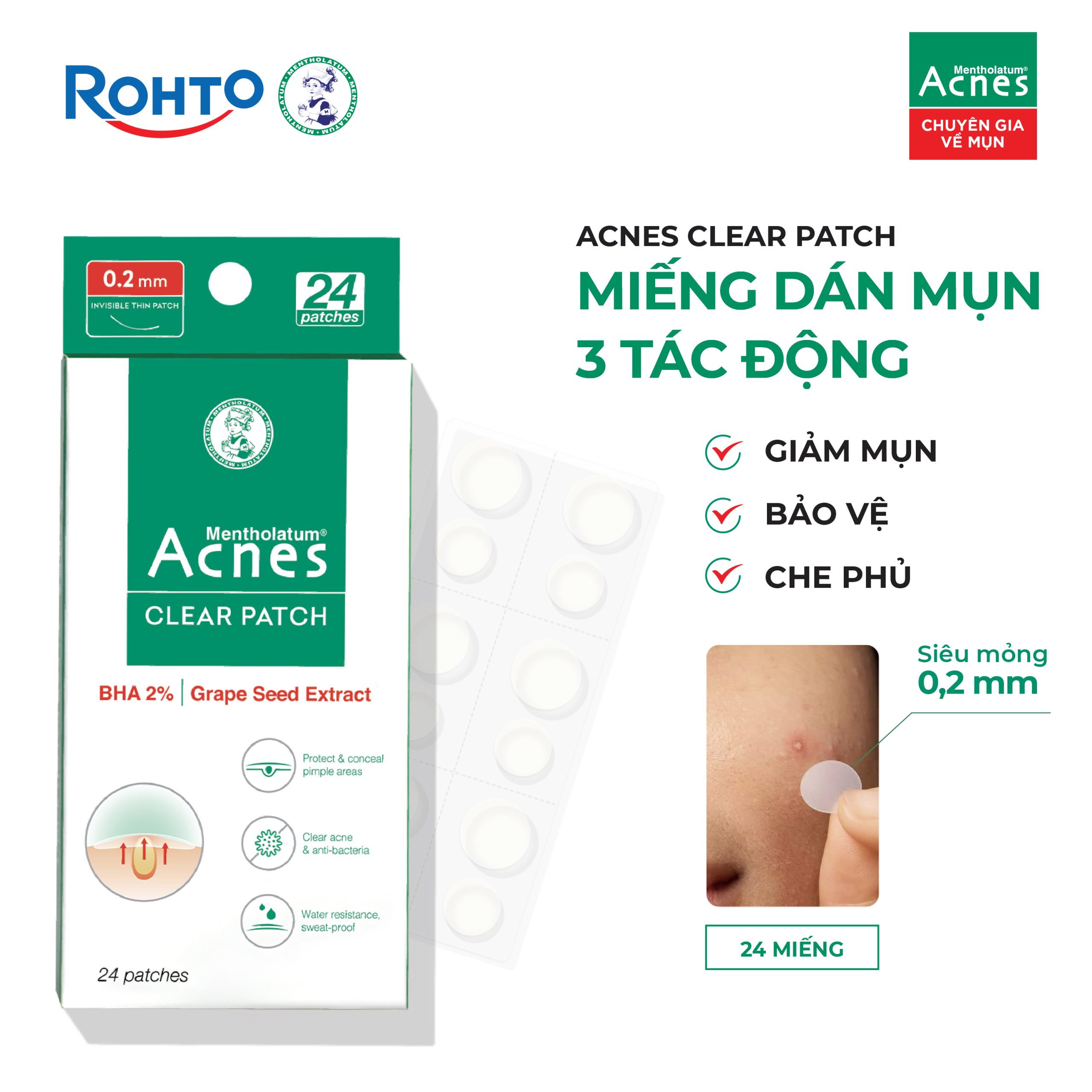 Mentholatum Acnes Clear Patch - Ảnh 3