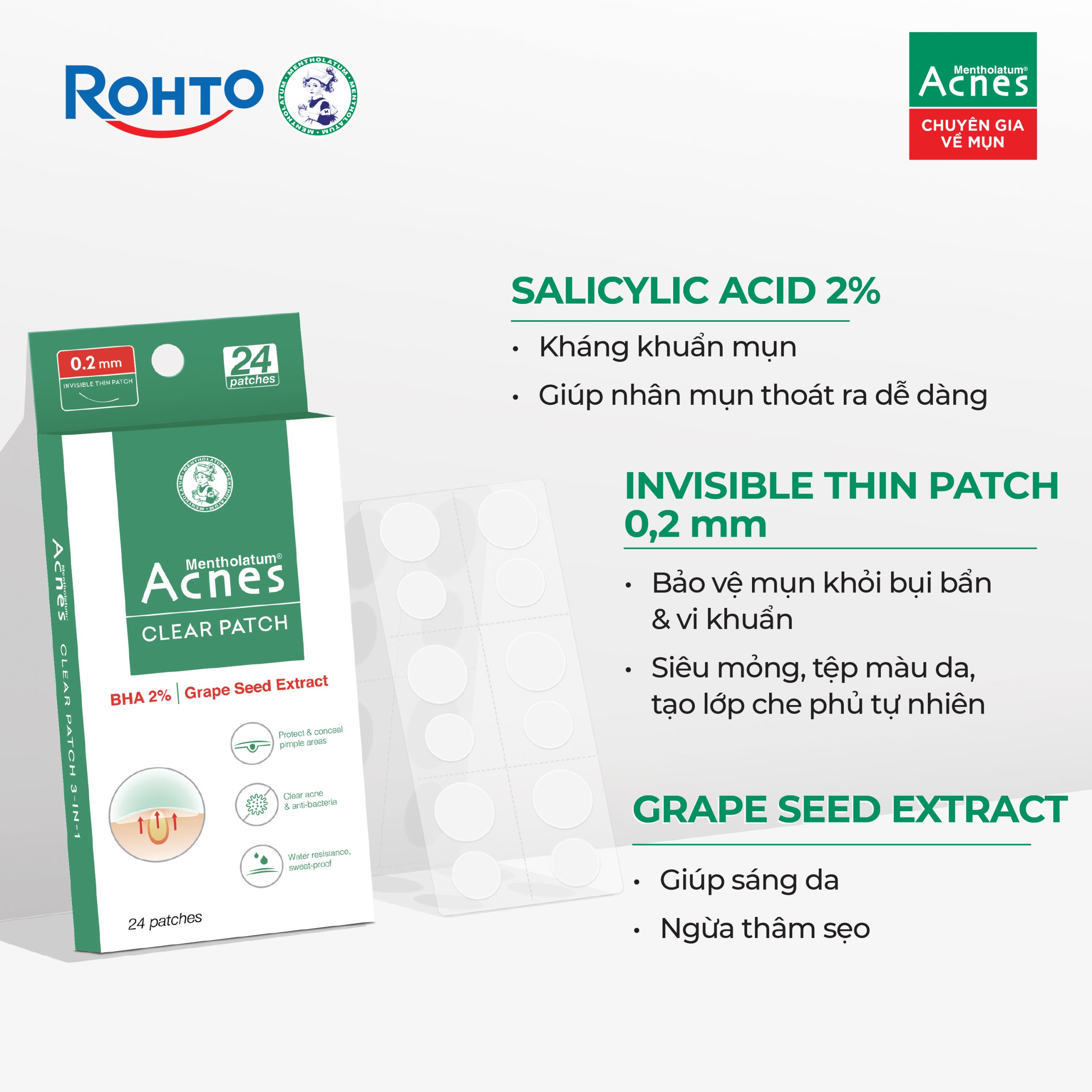Mentholatum Acnes Clear Patch - Ảnh 4