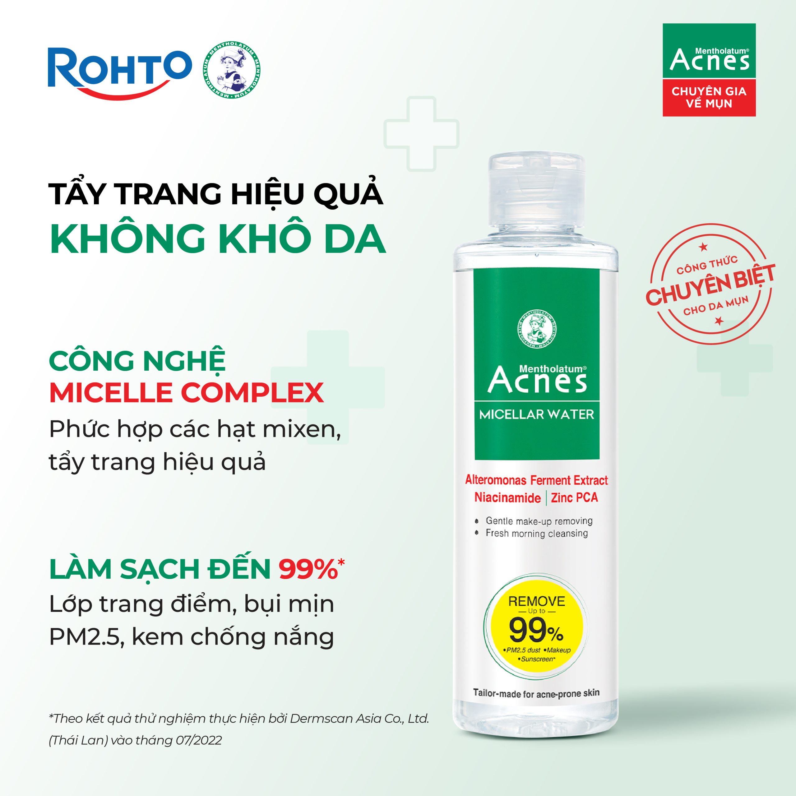 Mentholatum Acnes Micellar Water - Ảnh 4
