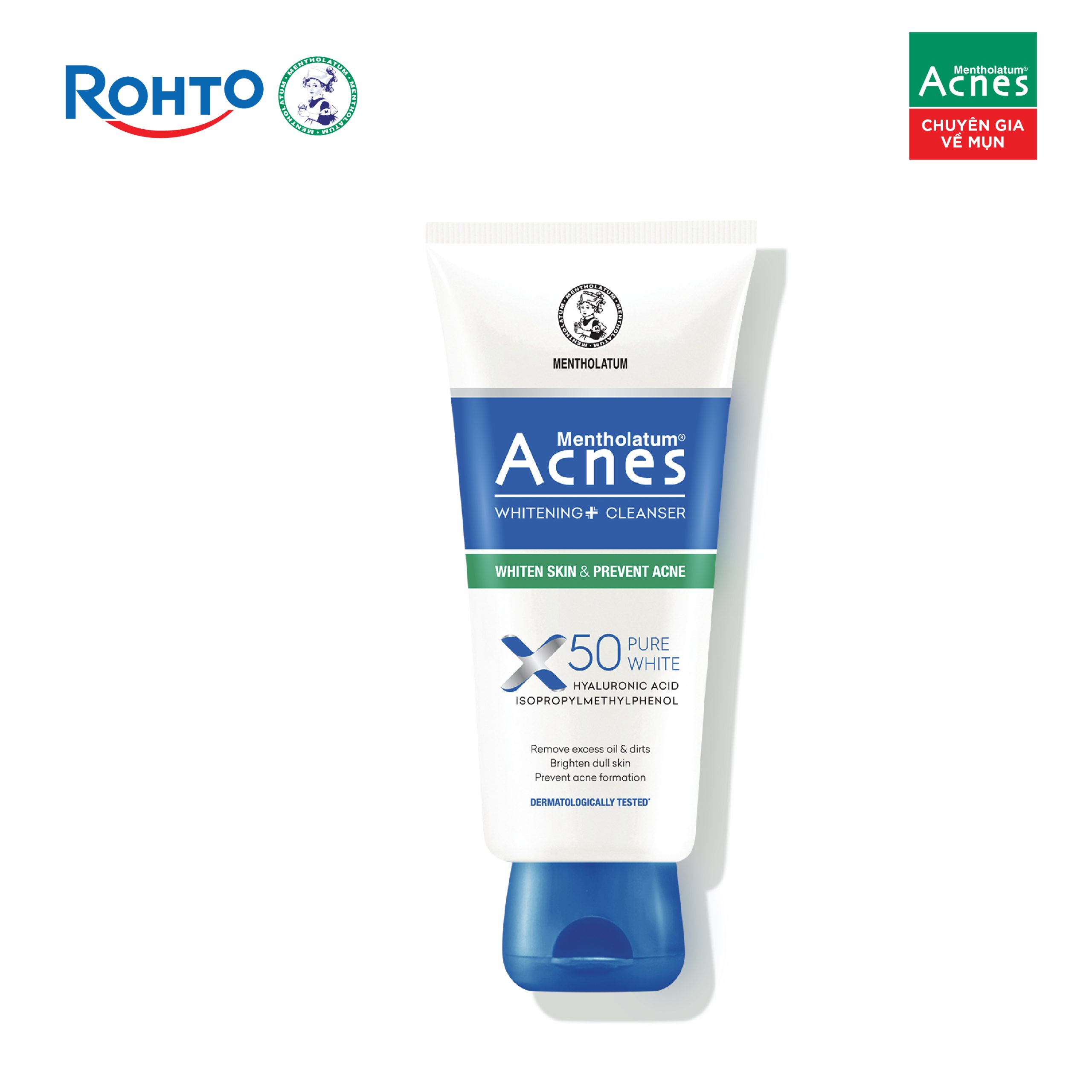 Mentholatum Acnes Whitening + Cleanser - Ảnh 2