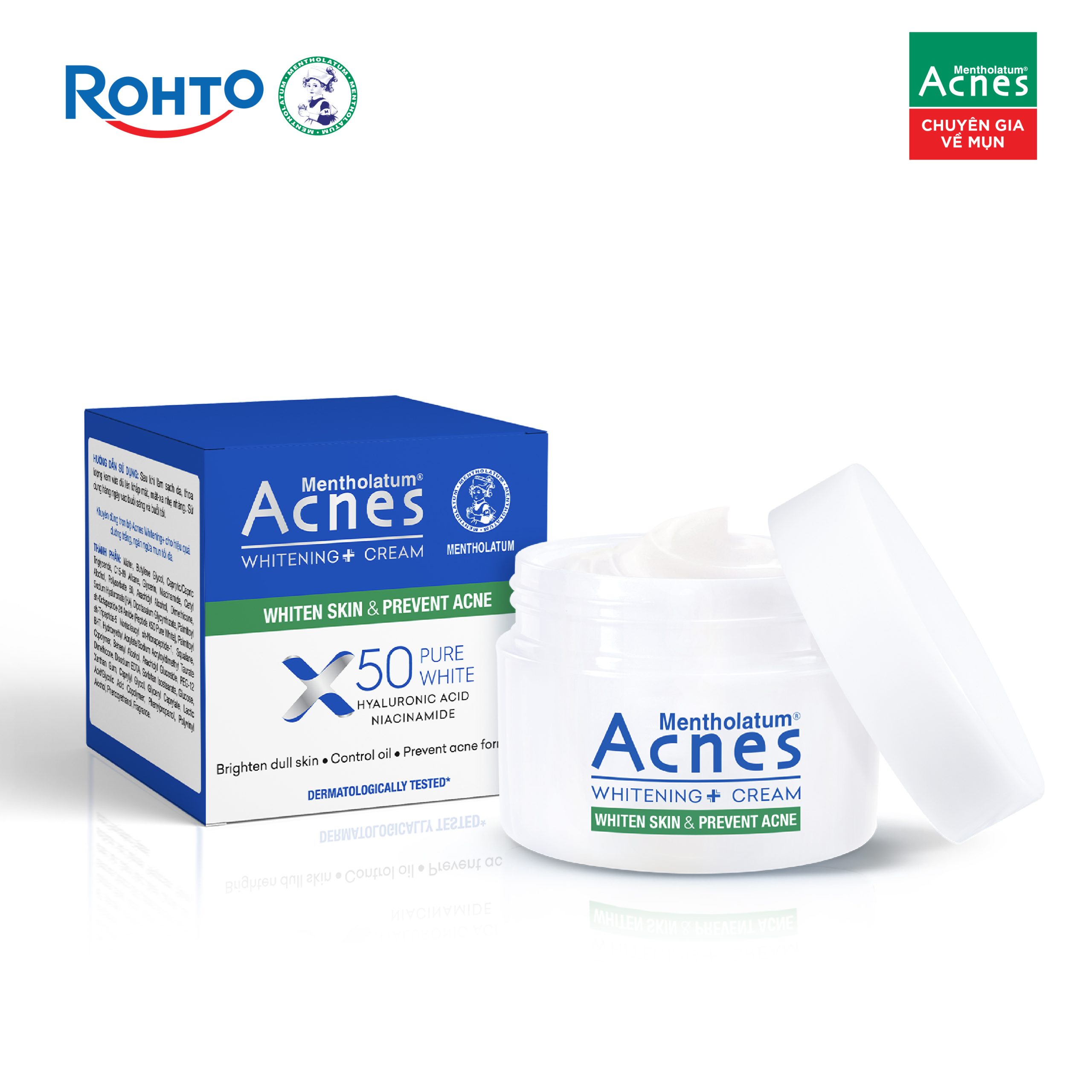 Mentholatum Acnes Whitening + Cream - Ảnh 2