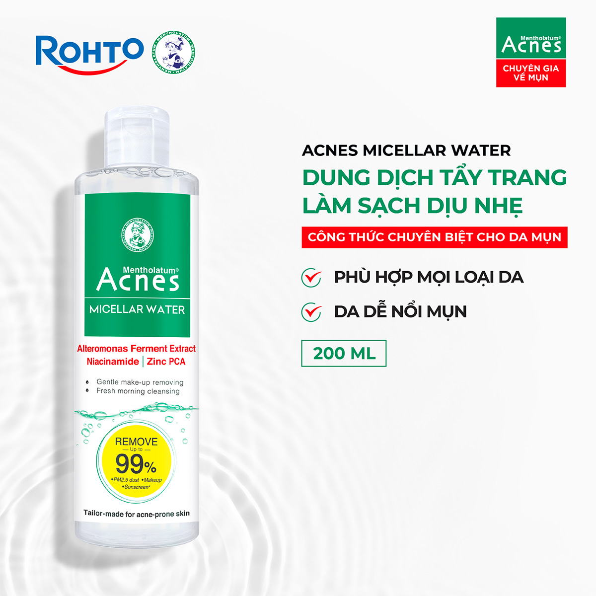 Acnes Micellar Water - Ảnh 3