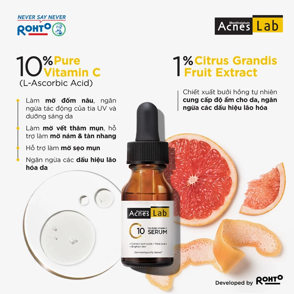 Acnes Lab C10 Serum 15ml - Ảnh 4