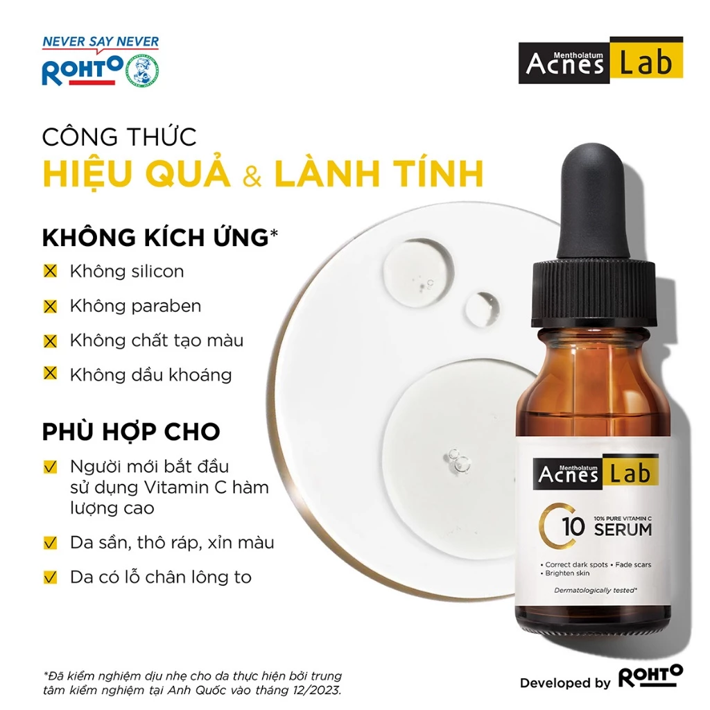 Acnes Lab C10 Serum 15ml - Ảnh 5