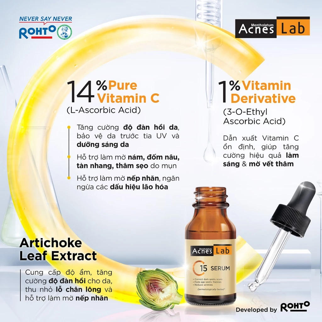 Acnes Lab C15 Serum 15ml - Ảnh 6
