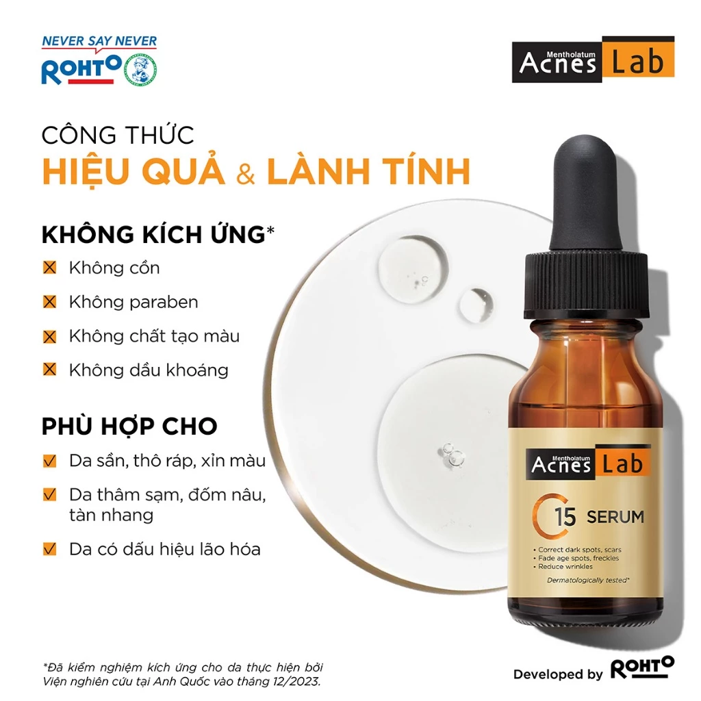 Acnes Lab C15 Serum 15ml - Ảnh 4