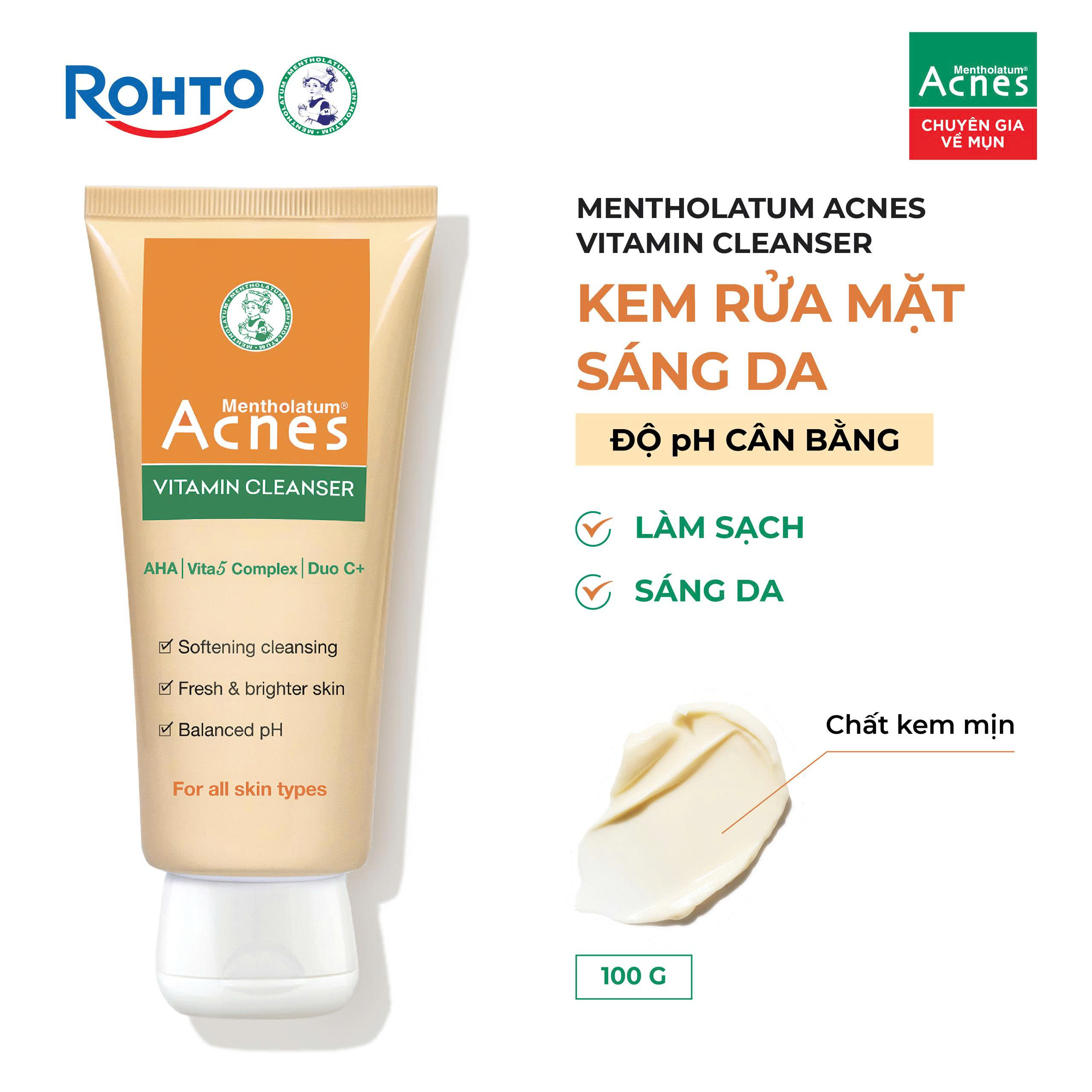 Mentholatum Acnes Vitamin Cleanser - Ảnh 4
