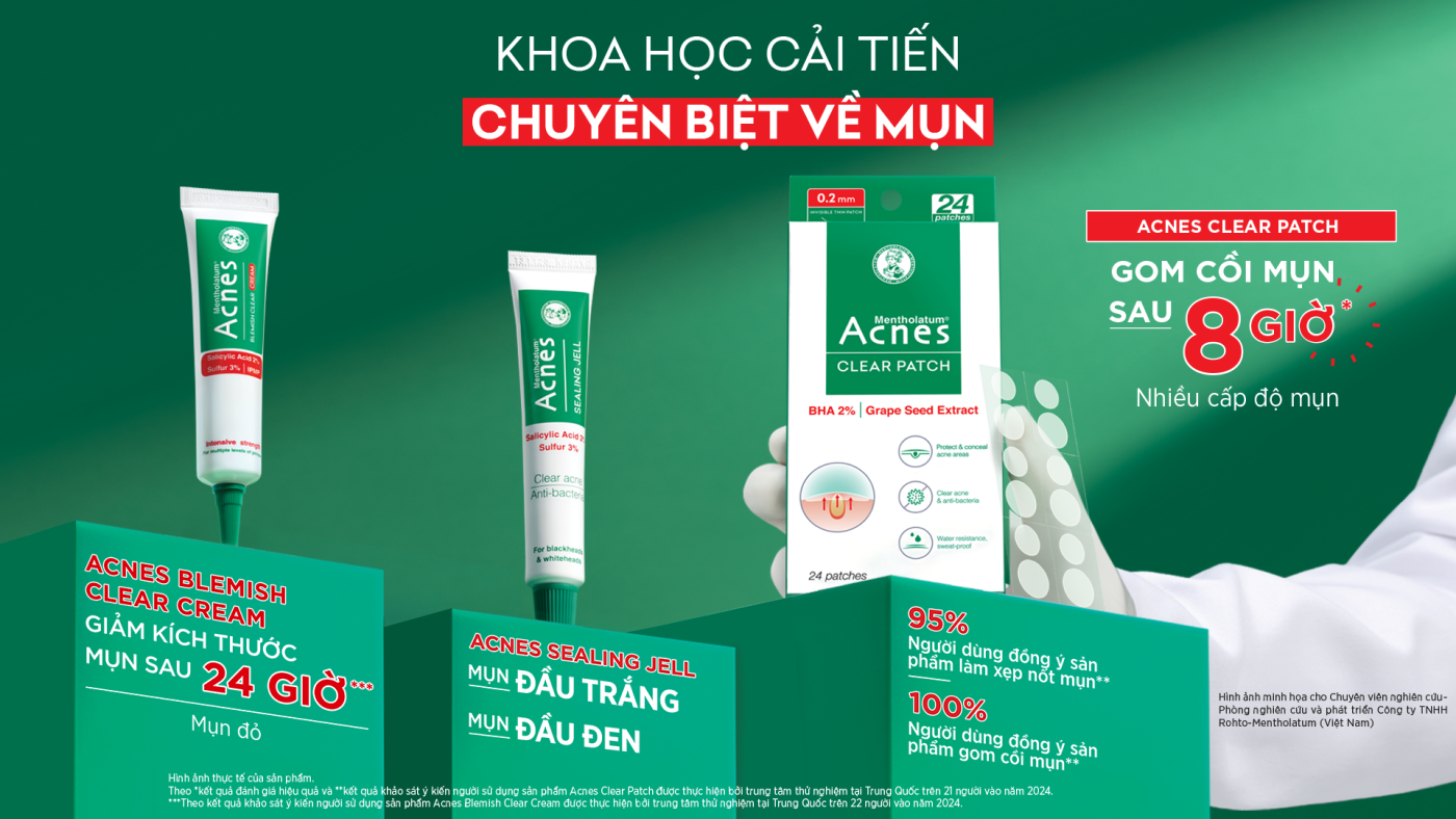Acnes – Kem Trị Mụn Và Ngăn Ngừa Mụn