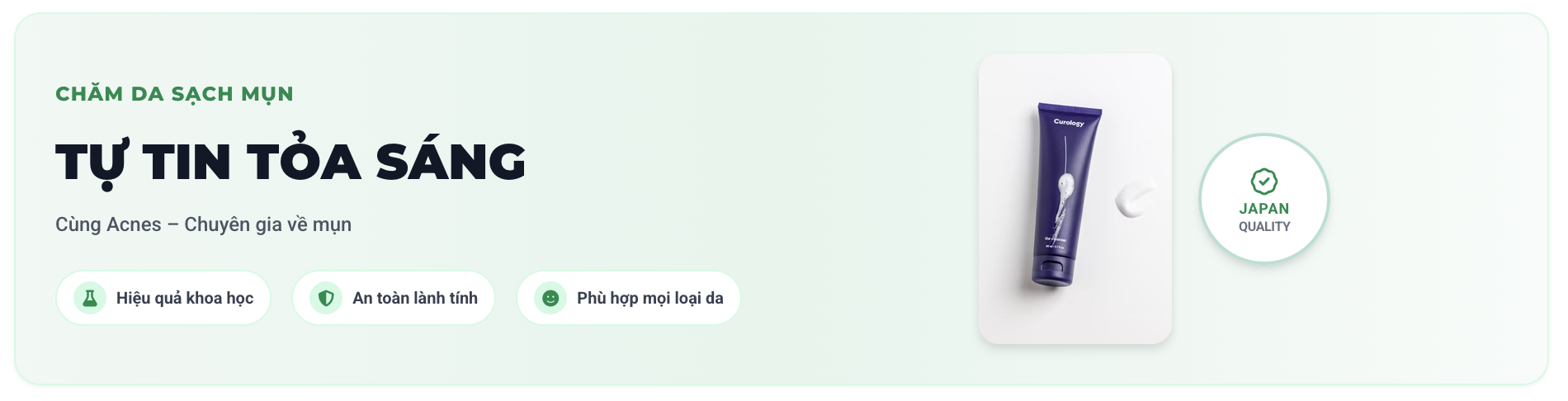 Chăm da sạch mụn, tự tin tỏa sáng cùng Acnes